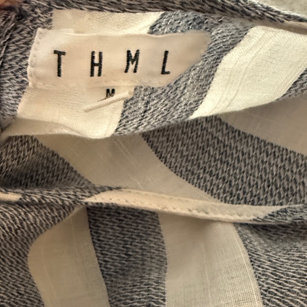 THML Striped Long Sleeve Blouse - Picture 6 of 7